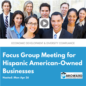 Hispanic businesses focus group meeting video